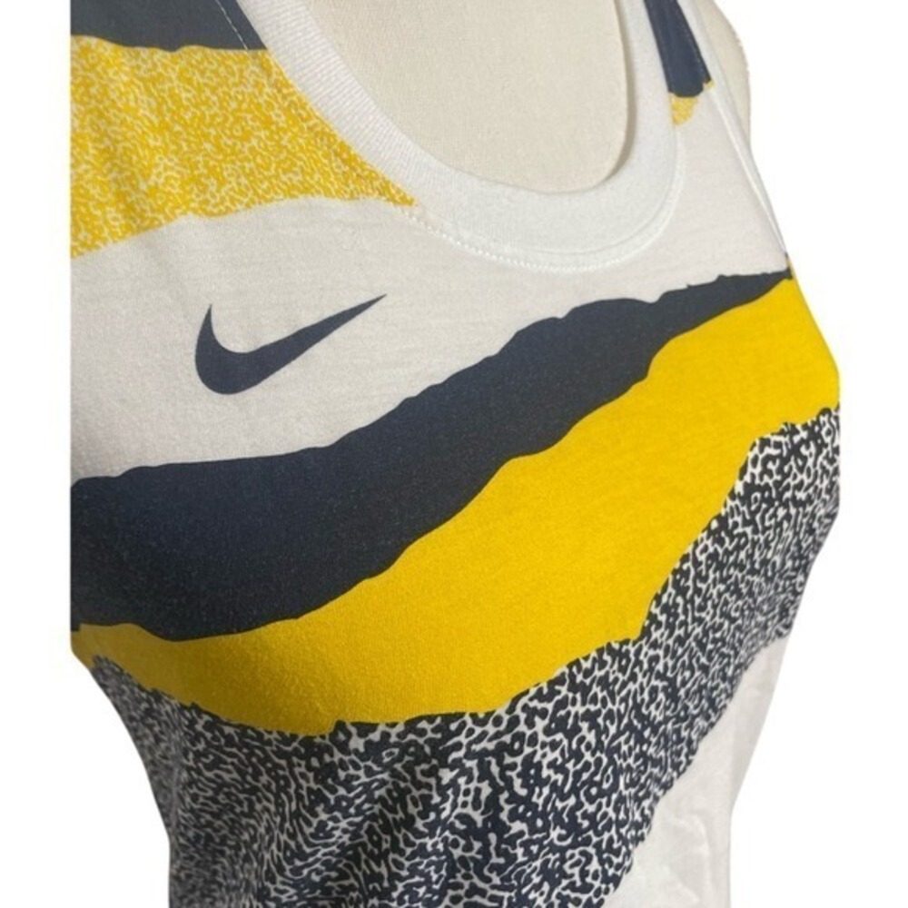 Michigan Wolverines Nike Racerback Colorblock Tank Top Women's Medium